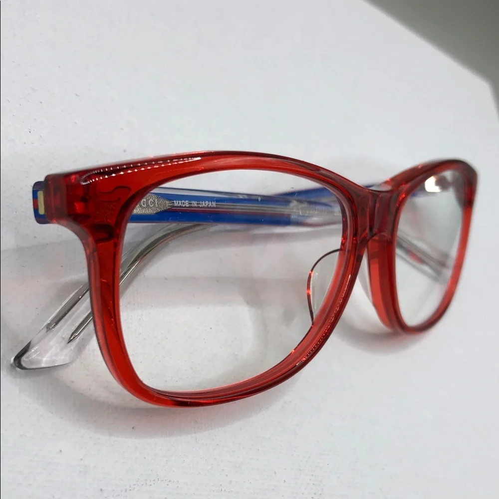 Gucci GG3736J PBN Frame  Sherry Line Red Crystal Japan Made FRAMES ONLY Unisex.